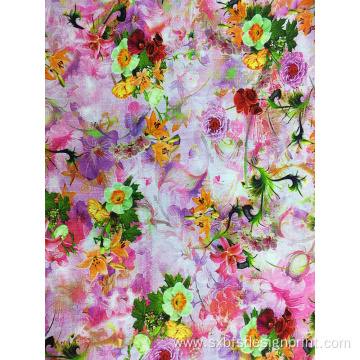 Rayon Slub 30S Printing Woven Fabric